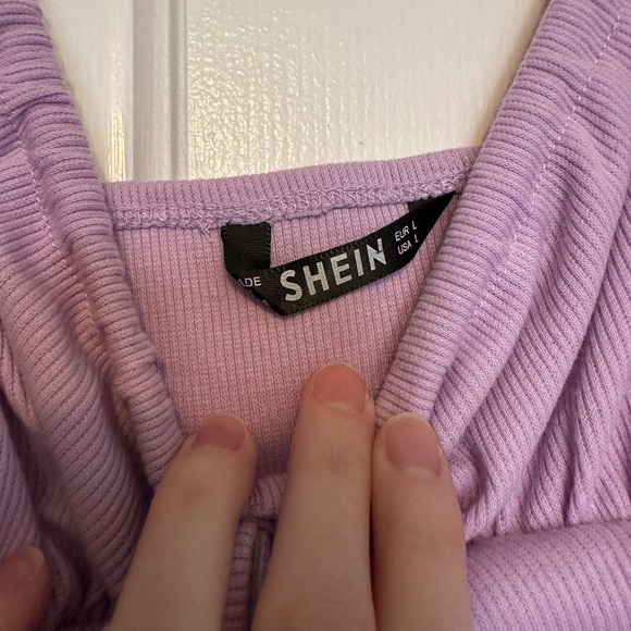 Shein Purple Short Dress Size Medium - Picture 2 of 3